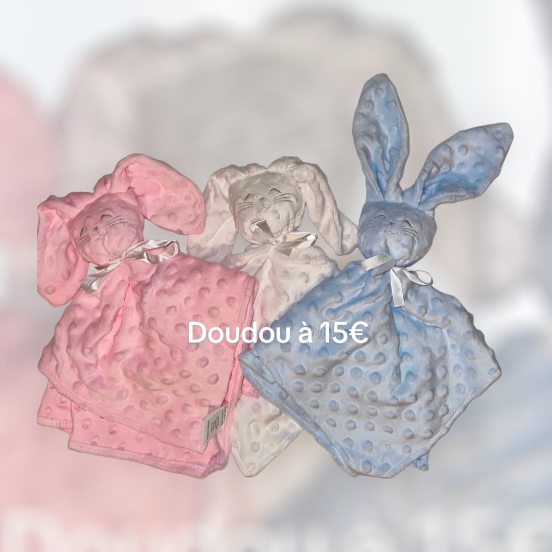 Doudou lapin en minky
