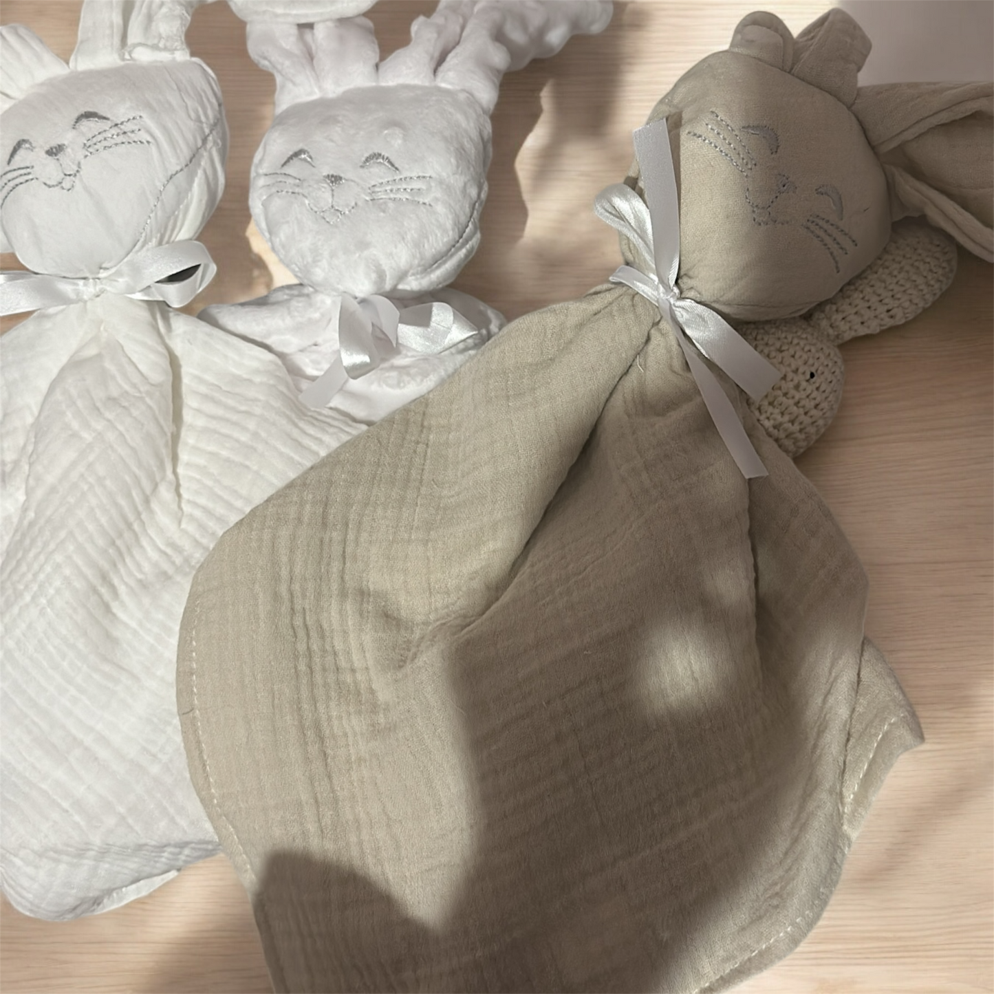 Doudou Lapin en gaz de Cotton