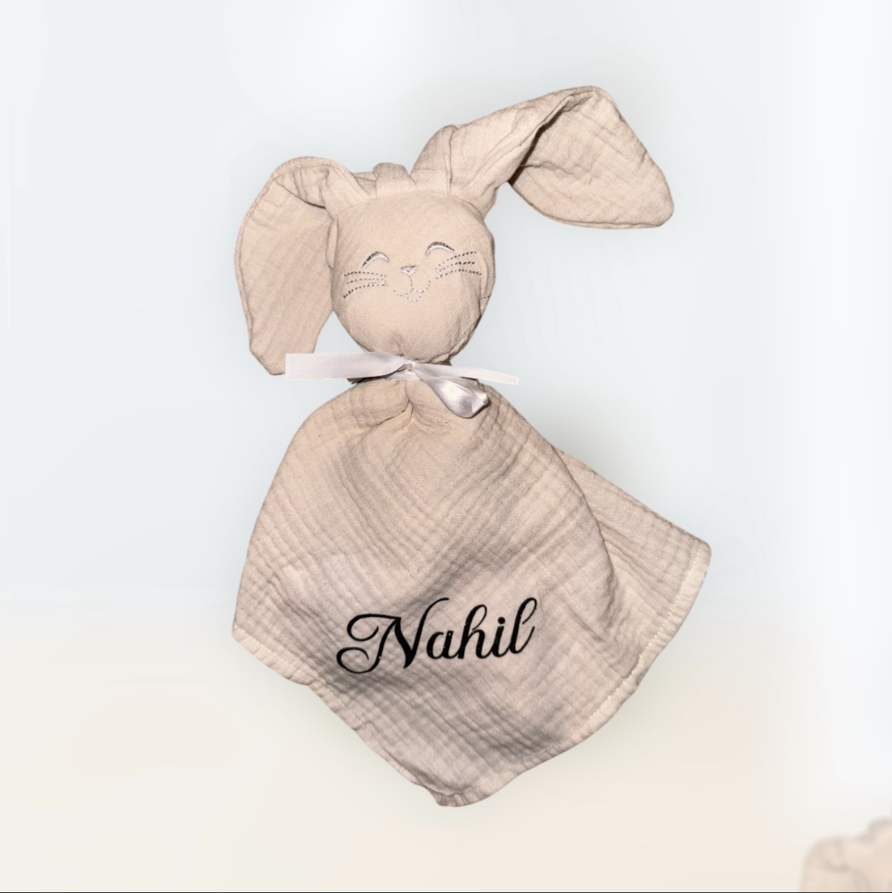 Doudou Lapin en gaz de Cotton