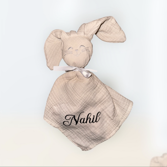 Doudou Lapin en gaz de Cotton